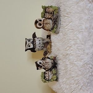 Vintage Ceramic owls (Homco)